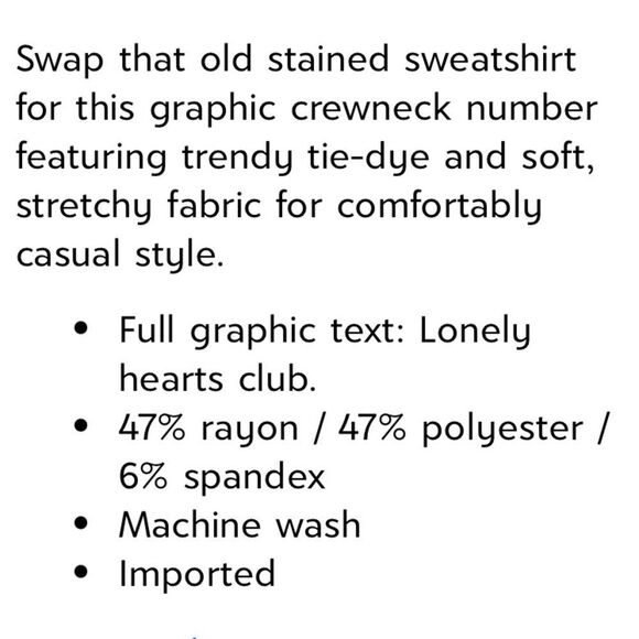 WILDFOX WOMEN’S LONELY HEARTS ROAD-TRIP IN AURORA WASH SIZE XS SWEATSHIRT NWT - Picture 3 of 7